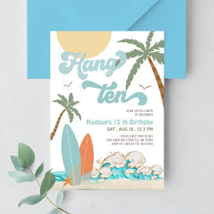 10de verjaardag jongen surf surfles verjaardagsfee kaart
