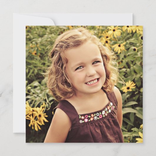 10e 10-jarige ballonnen van geboorte Foto I Kaart (Achterkant)