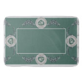 10e/11e,20e,25e,70e bruiloft Jubileum Badmat (Voorkant)