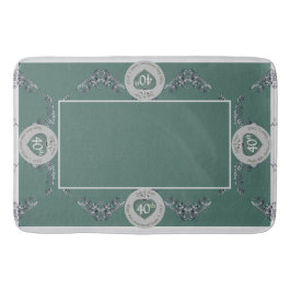 10e/11e,20e,25e,70e bruiloft Jubileum Badmat