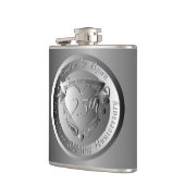 10e, 20e, 25e, 70e Jubileum Medallion Heupfles (Links)