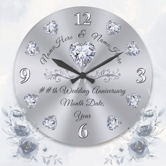 10e, 75e, 60e Diamond Jubileum Gifts,  Grote Klok