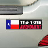 10e amendement bumpersticker (Op auto)