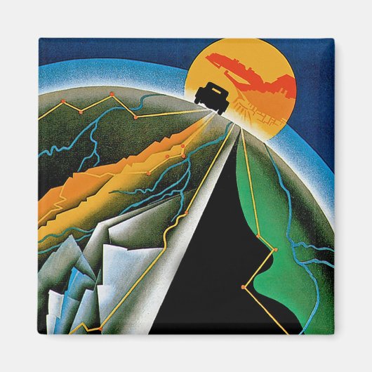 10e Automobile Rally de Monte Carlo Magneet (Voorkant)