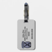 10e bagagelabel voor patches voor bergstreken (Achterkant verticaal)