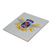 10e Berg divisie Luchtvaart (AVN) Tegeltje (Zijkant)