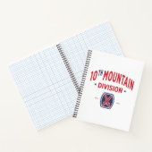 10e bergafdeling "Bergbeklimmer" Badge Notitieboek (Binnen)