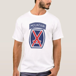 10e bergafdeling "Bergbeklimmer" Badge T-shirt