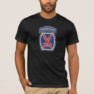 10e bergafdeling "Bergbeklimmer" Grunge T-shirt