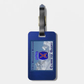 10e bergdivisie bagagelabel (Achterkant verticaal)