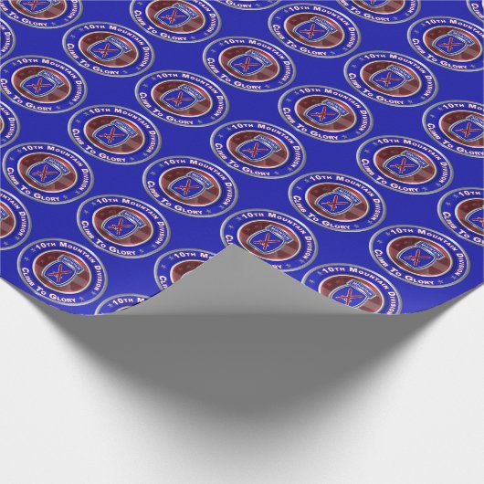 10e bergdivisie cadeaupapier (Hoek)