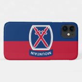 10e bergdivisie Case-Mate iPhone case (Achterkant (horizontaal))