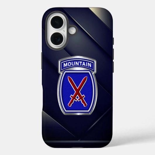 10e bergdivisie  Case-Mate iPhone case (Achterkant)