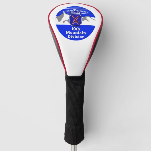 10e bergdivisie ”Climb To Glory” bol Golfheadcover (Voorkant)