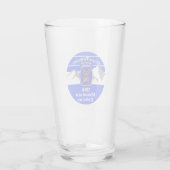 10e bergdivisie ”Climb To Glory” bolglas Glas (Achterkant)