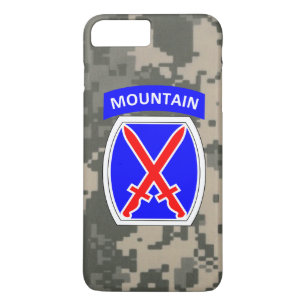 10e bergdivisie "Climb to Glory" iPhone 8/7 Plus Hoesje