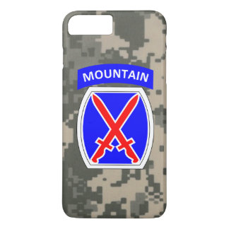10e bergdivisie "Climb to Glory" iPhone 8/7 Plus Hoesje
