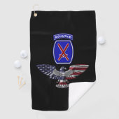 10e bergdivisie ”Climb To Glory” Eagle Golfhanddoek (Insitu)