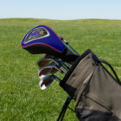 10e bergdivisie ”Climb To Glory” Schild Golfheadcover (Insitu)