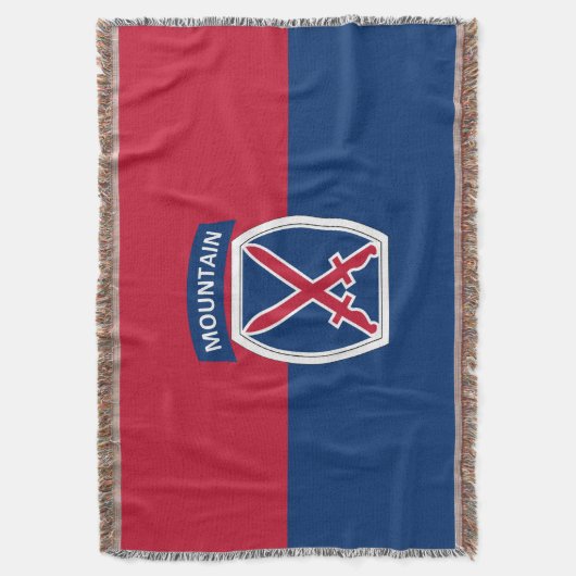 10e bergdivisie deken (Voorkant Verticaal)