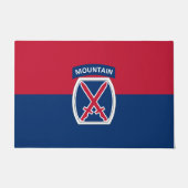 10e bergdivisie deurmat (Voorkant)