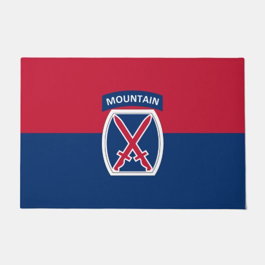 10e bergdivisie deurmat (Voorkant)