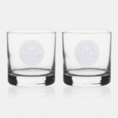 10e bergdivisie gepensioneerd whisky glas (Achterkant)