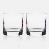 10e bergdivisie gepensioneerd whisky glas (Rechts)