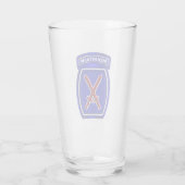 10e bergdivisie Gepersonaliseerd patch Glas (Achterkant)