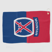 10e bergdivisie golfhanddoek (Horizontaal)