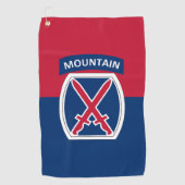 10e bergdivisie golfhanddoek (Voorkant)