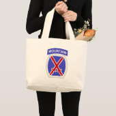 10e bergdivisie grote tote bag (Voorkant (product))