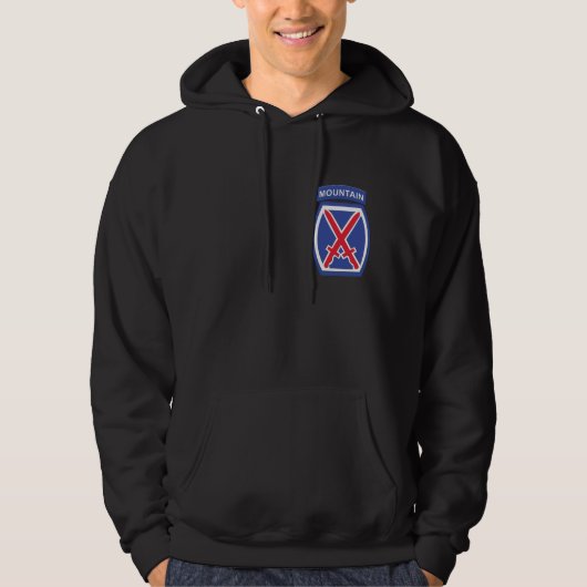 10e bergdivisie hoodie (Voorkant)