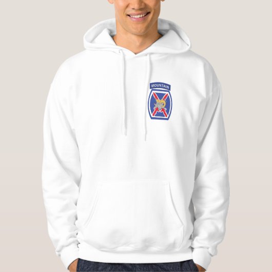 10e bergdivisie hoodie (Voorkant)