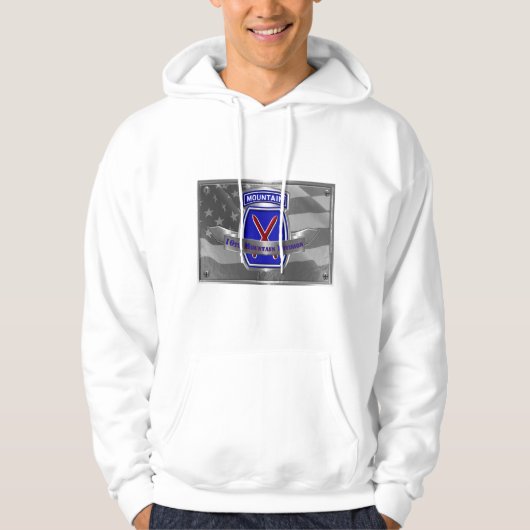10e bergdivisie hoodie (Voorkant)