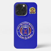 10e bergdivisie iPhone hoesje (Achterkant)