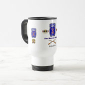 10e bergdivisie Irak Afghaanse linten zilver Reisbeker (Voorkant links)