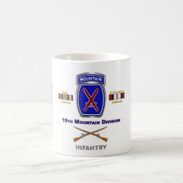 10e Bergdivisie Irak & Afghanistan Veteraan Koffiemok