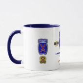 10e Bergdivisie Irak & Afghanistan Veteraan Mok (Links)