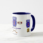10e Bergdivisie Irak & Afghanistan Veteraan Mok (Voorkant rechts)