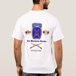 10e bergdivisie Irak en Afghanistan Veteraan T-shirt