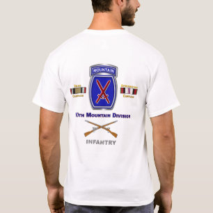 10e bergdivisie Irak en Afghanistan Veteraan T-shirt