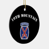 10e bergdivisie keramisch ornament (Rechts)
