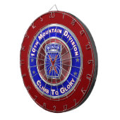 10e bergdivisie “Klim naar de roem” Dartbord (Voorkant Rechts)