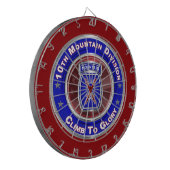 10e bergdivisie “Klim naar de roem” Dartbord (Voorkant Links)