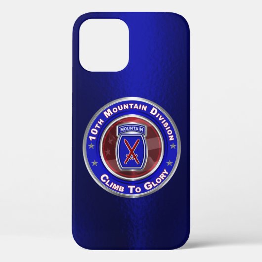 10e bergdivisie "Klim naar glorie" Aangepast Case-Mate iPhone Case (Achterkant)