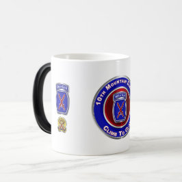 10e bergdivisie "Klim naar glorie" Magische Mok