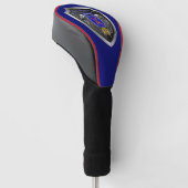 10e bergdivisie "Klim naar glorie" schild Golfheadcover (Schuin)