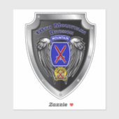 10e bergdivisie "Klim naar glorie" Sticker (Vel)