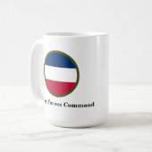 10e bergdivisie koffiemok (Voorkant links)